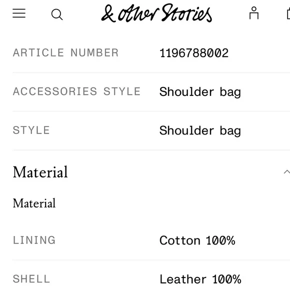 & Other Stories Leather Braided Shoulder Bag - Picture 6 of 13